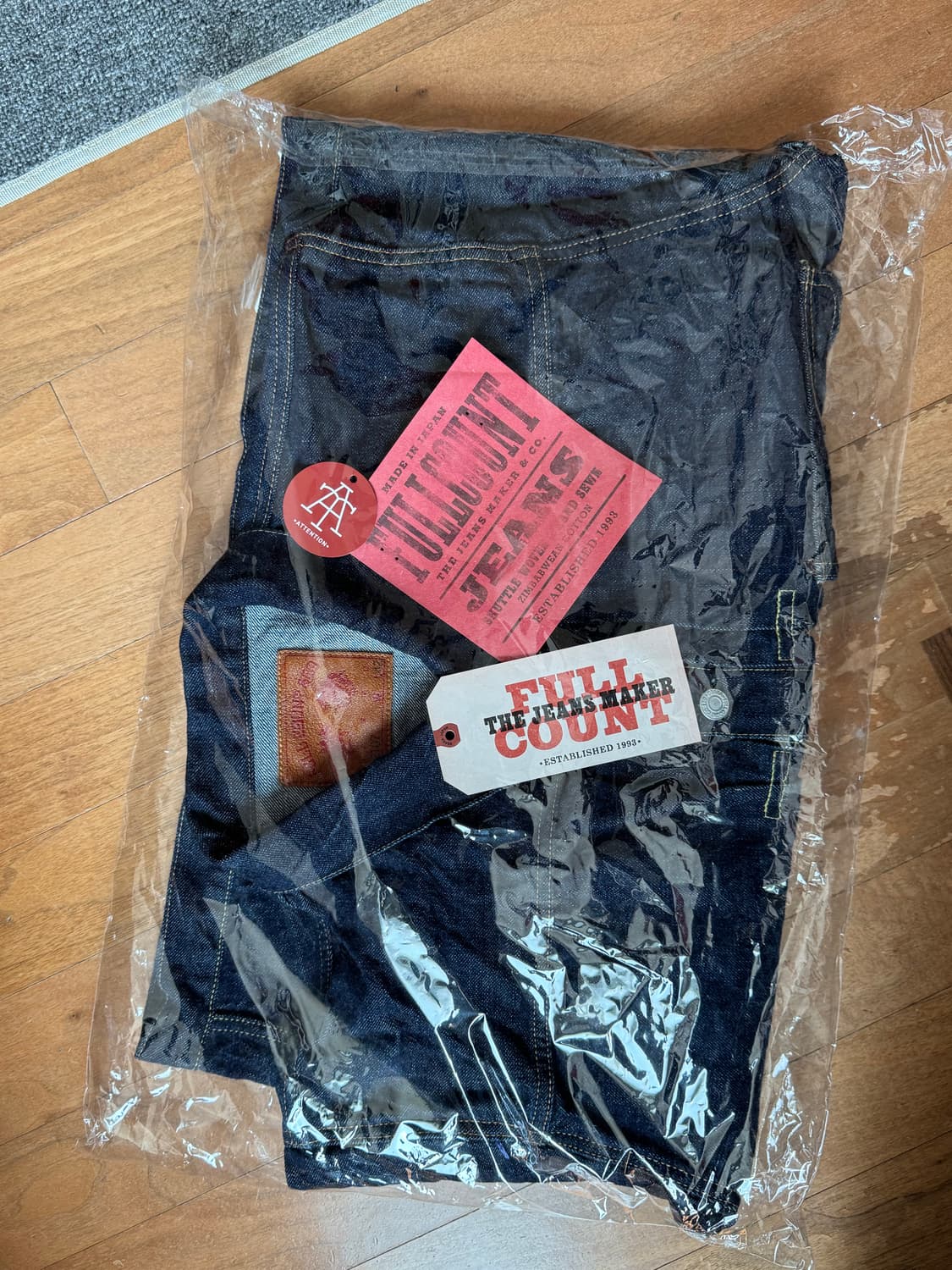 풀카운트 2107w 1st TYPE 원워시 데님 자켓 상품이미지1