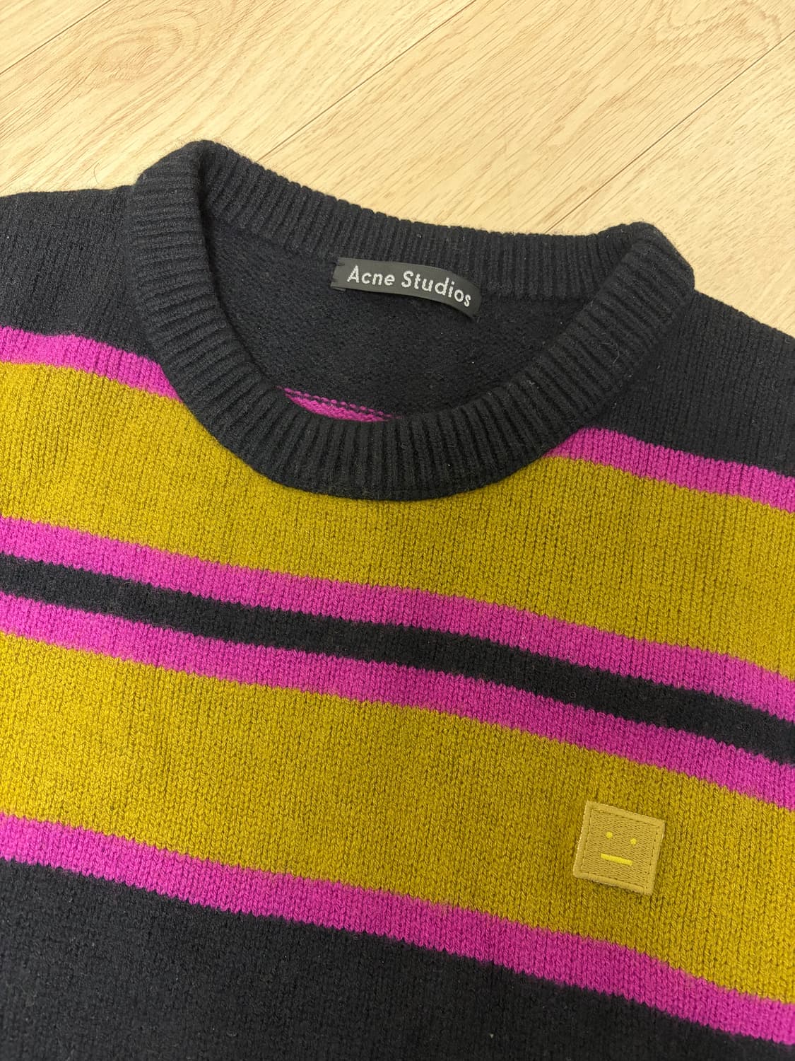 [M, 105] 아크네 컬러블럭 니트 상품이미지2