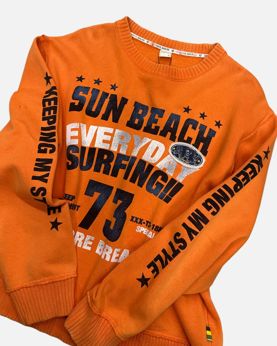 orenge surfer lettering sweatshirt 상품이미지3