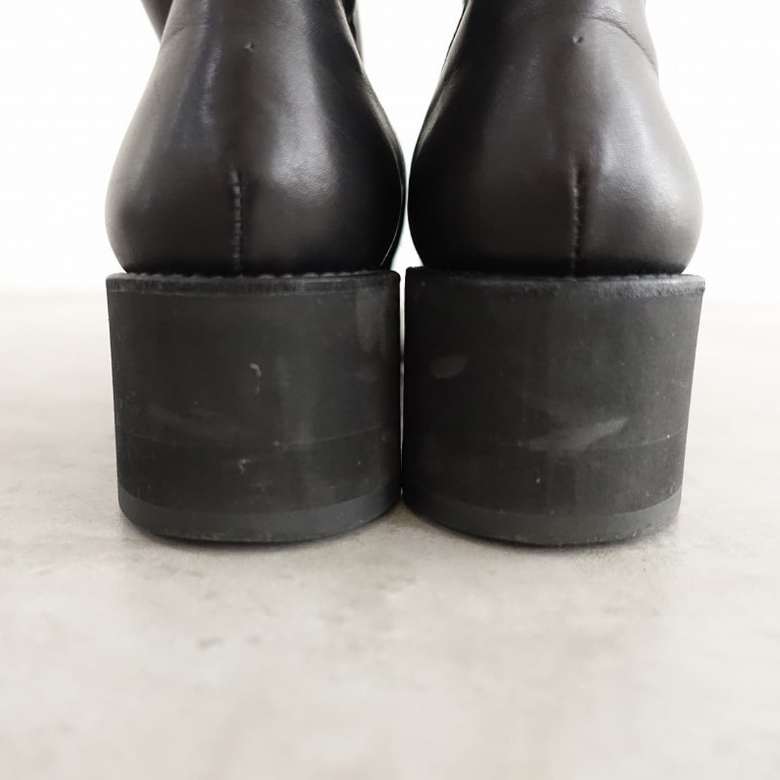 요지 야마모토 레이디스 가죽 니트라이너 부츠 상품이미지4