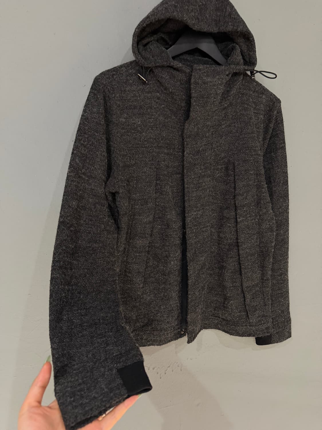 high-neck pocket line point hood zip-up 상품이미지8
