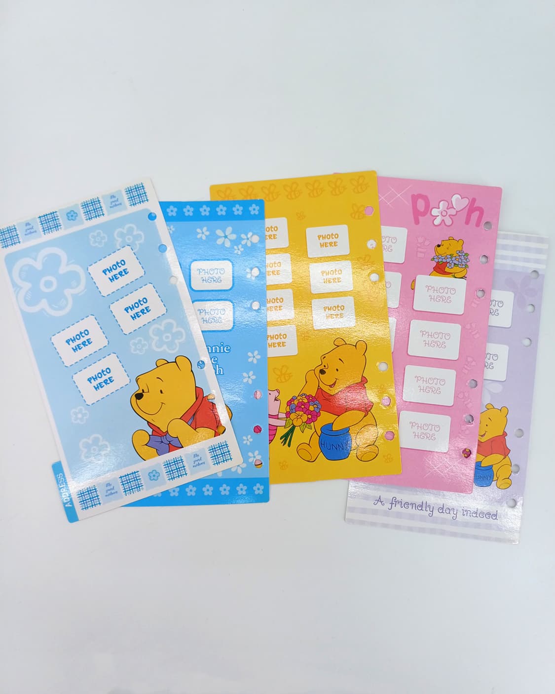 위니더푸 곰돌이푸 6공 다이어리꾸미기  고전문구 개당 상품이미지1