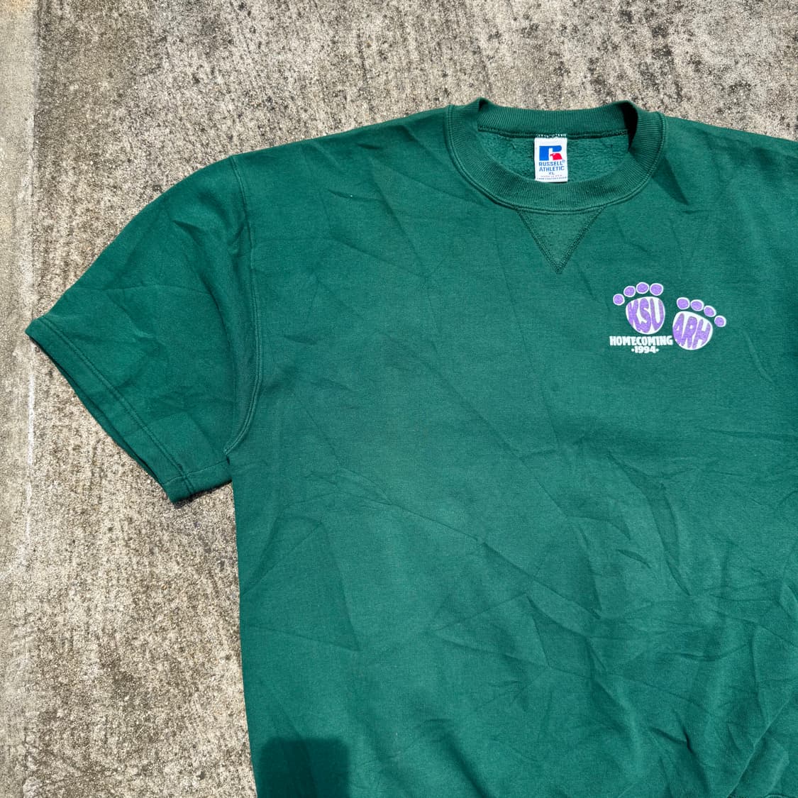 [XL] 90s Russell 러셀 반팔 스웻셔츠 상품이미지3