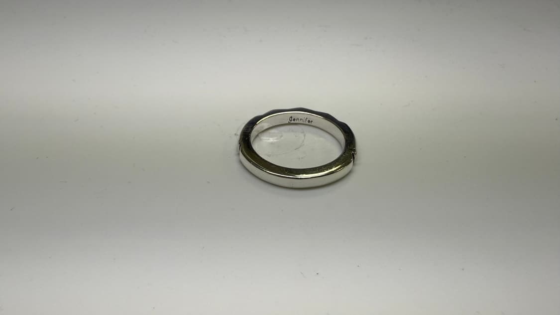 Navajo Jennifer Curtis Stampwork Ring  상품이미지3