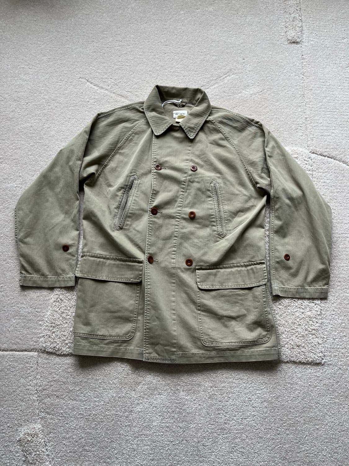 카키스 헤링본 더블 블레스티드 자켓 (105) 상품이미지2