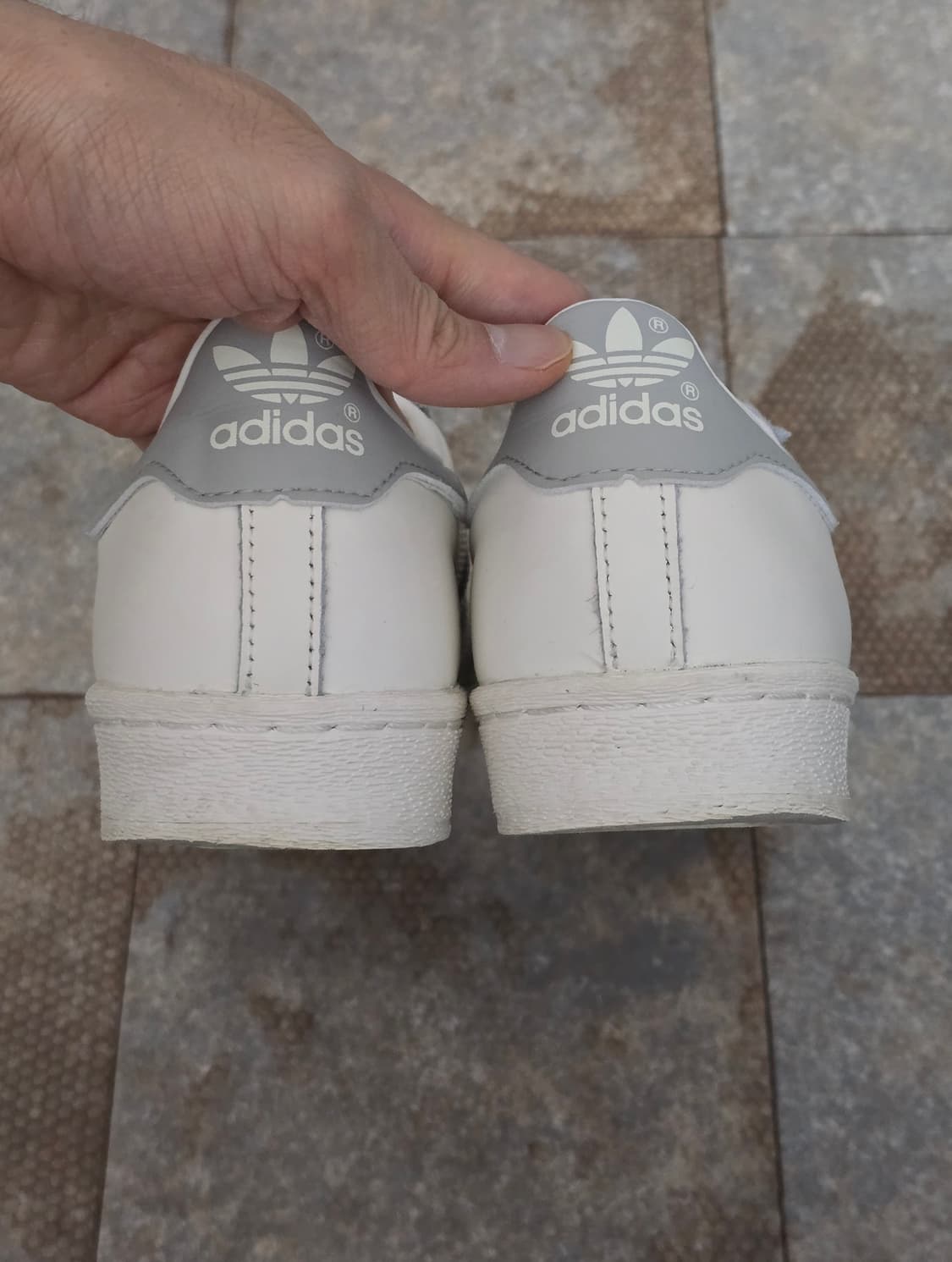 (270)아디다스 슈퍼스타 82 화이트 그레이 상품이미지7