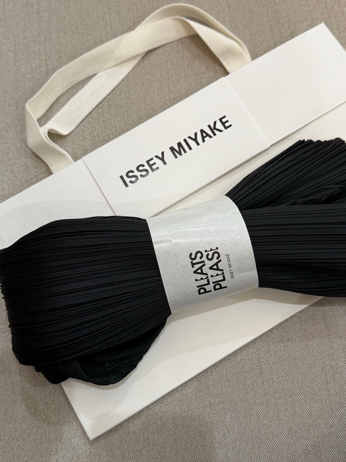 이세이미야케 플리츠플리즈 베이직 스커트 3사이즈 새상품 블랙 상품이미지1