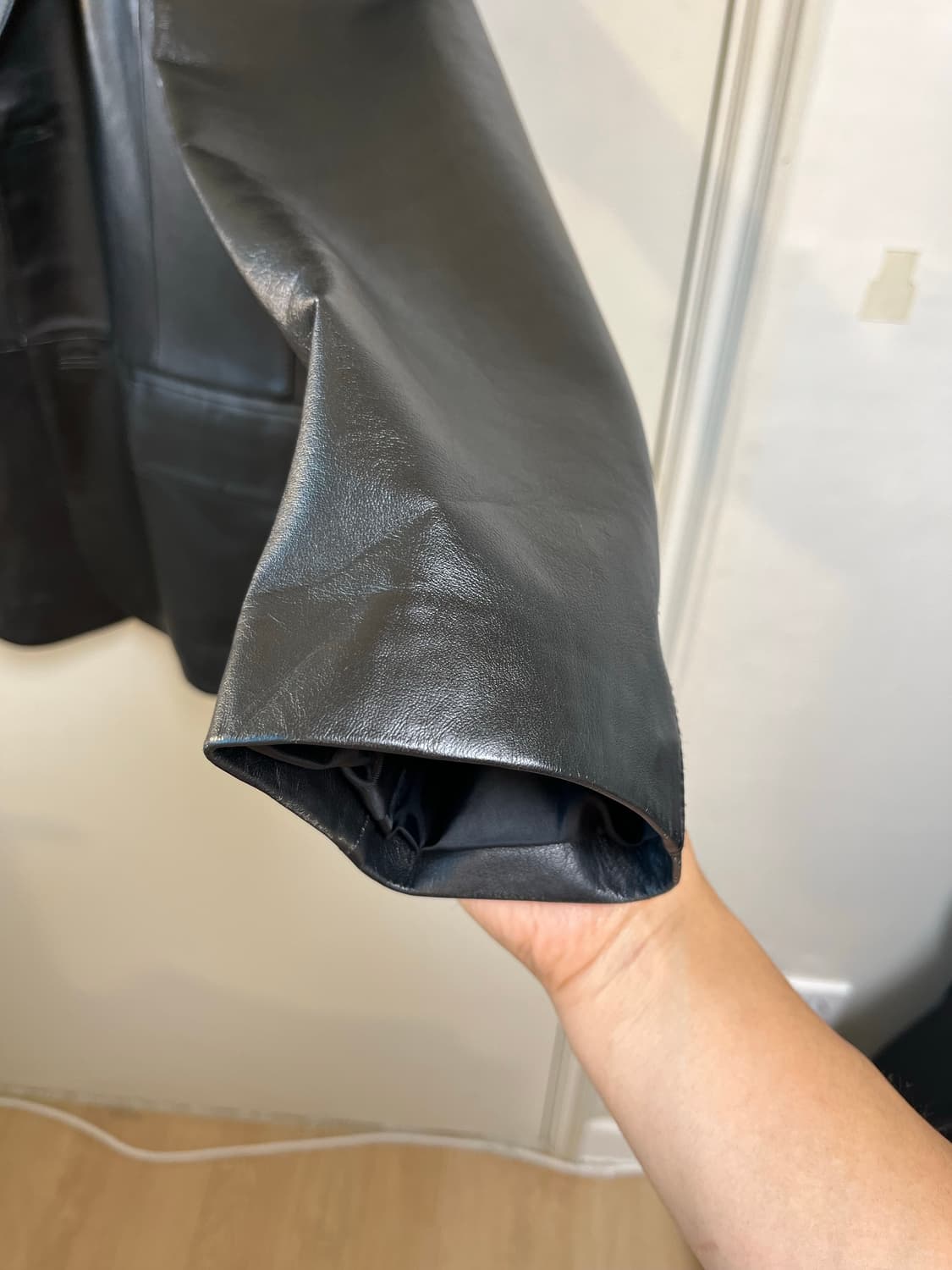 유니온베이 양가죽 자켓 블랙 95 상품이미지4