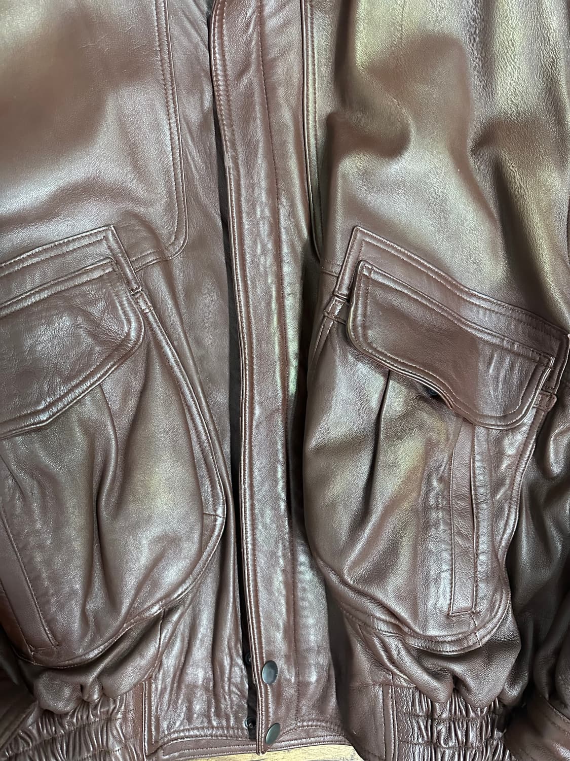 90s SULTAN Sultan Leather 빈티지 가죽 봄버 자켓 상품이미지9