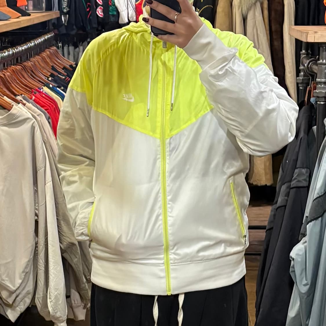 [HI] Nike 나이키 바람막이 화이트 상품이미지1