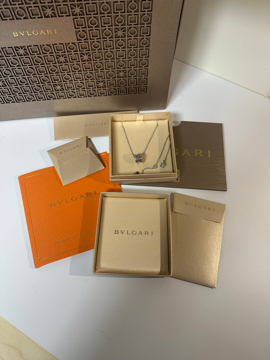 불가리 세이브더칠드런 목걸이 새상품급  상품이미지1