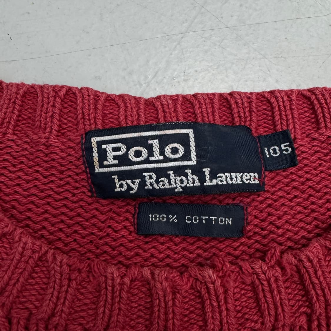 폴로 90s 포니 코튼 니트 상품이미지4