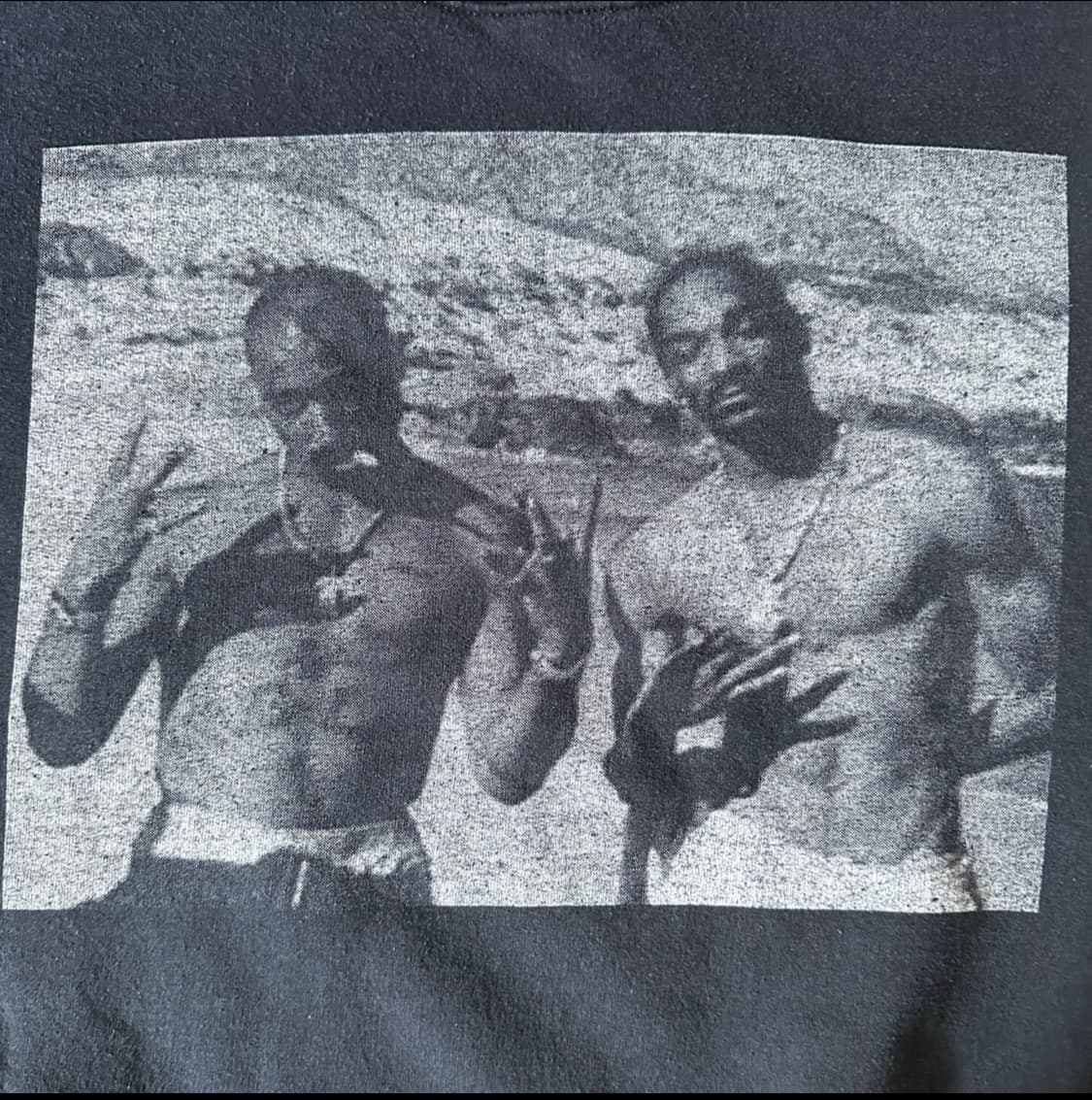 OOs 2pac snoop portrait sweatshirt 상품이미지3