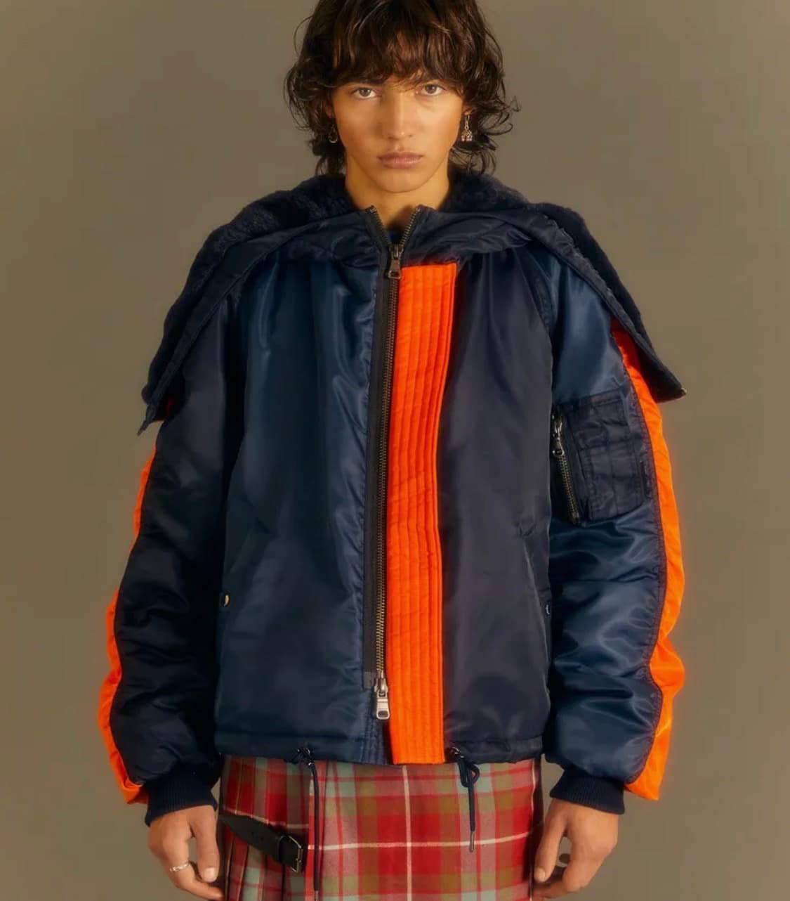 [엔더슨벨] N2B 봄버 재킷 (NAVY) 상품이미지2