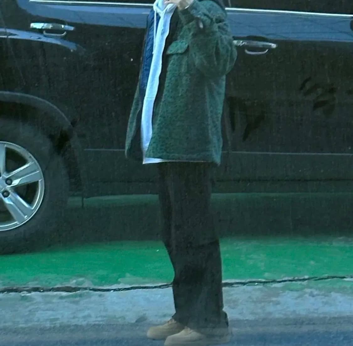 M)슈프림 플리스 집업 후드 셔츠 틸 레오파드 상품이미지3