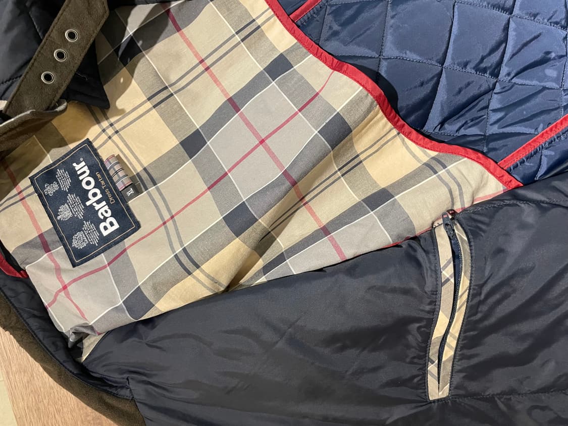 바버 (Barbour) 네이비 경량 패딩 XL 상품이미지10