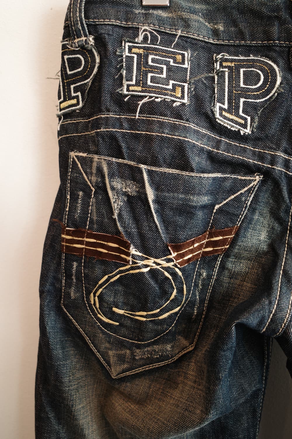 REDPEPPER 부츠컷 패치워크 데님 (30인치) 상품이미지9