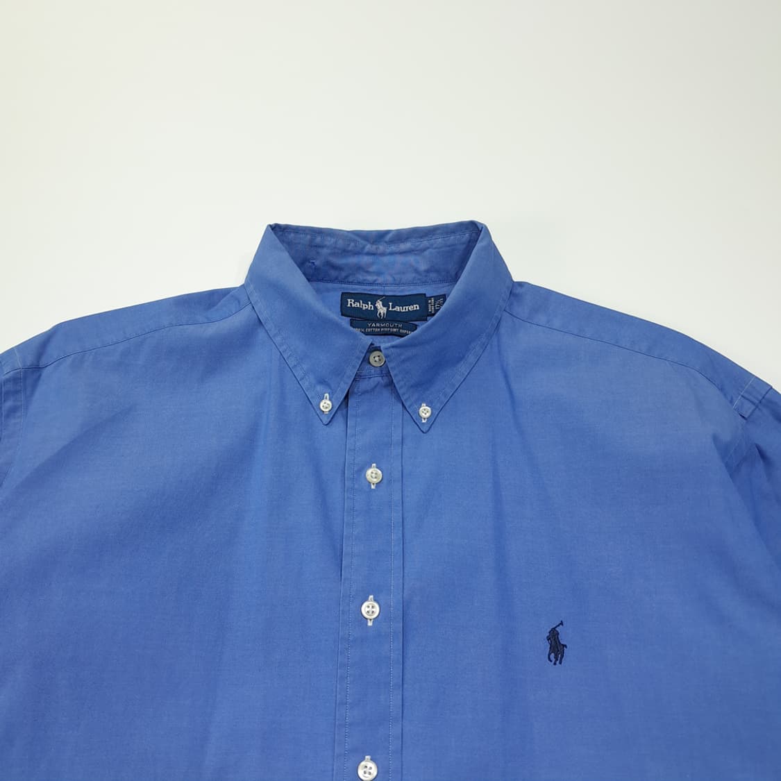 CL769 XL 폴로 90s 홍콩판 핀포인트 버튼다운 블루 셔츠 남방 상품이미지2