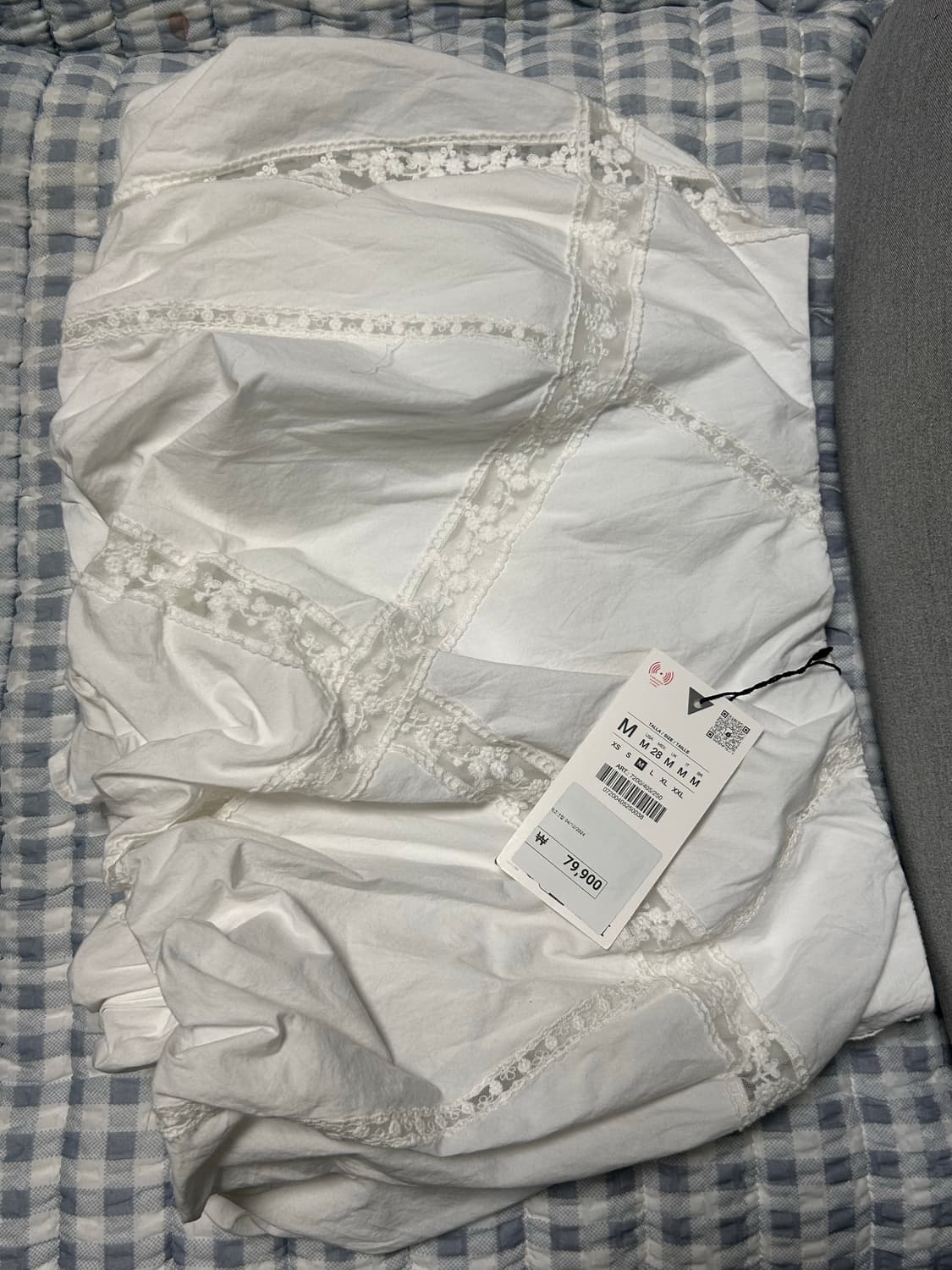 자라 벌룬 미니 스커트 m사이즈 zara 상품이미지4