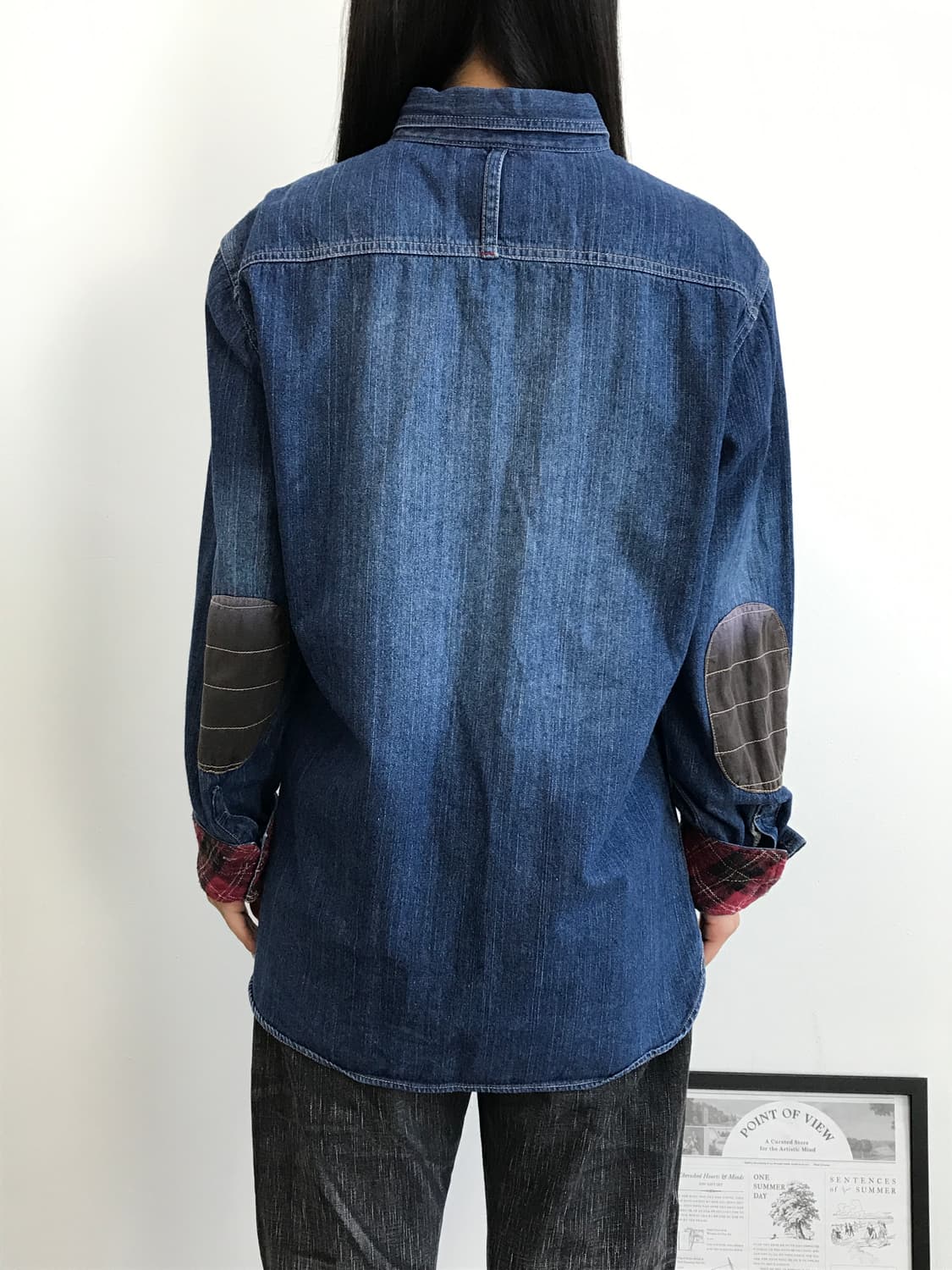 Deelish Denim Work Shirt Indigo 상품이미지3