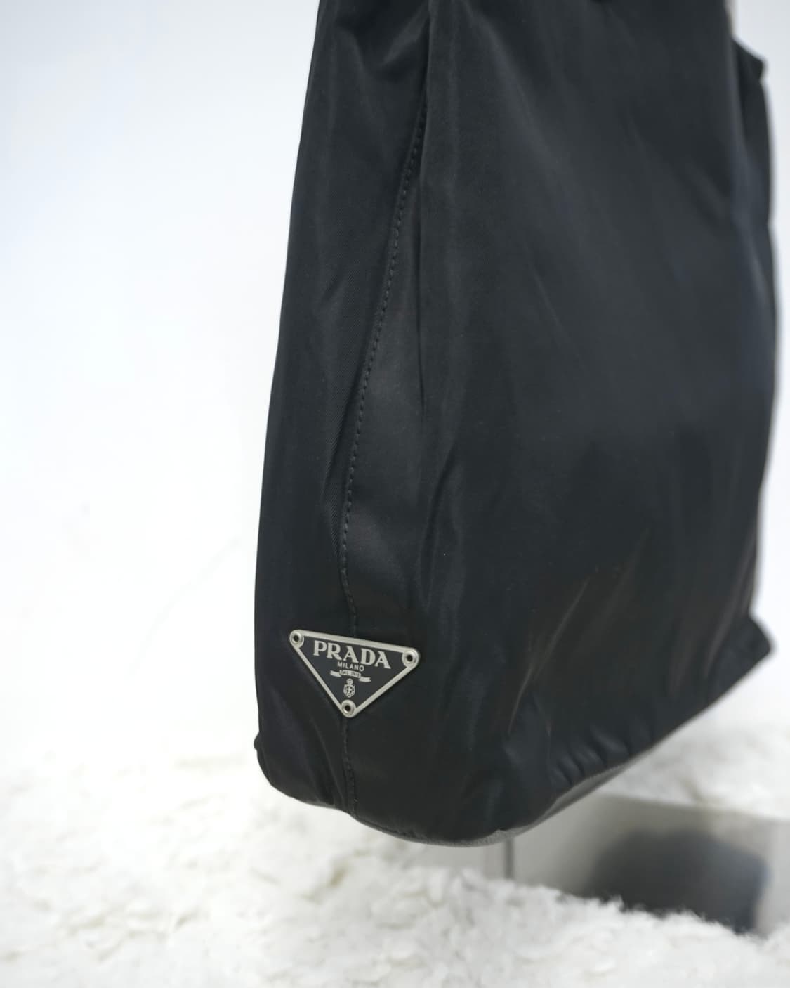 PRADA nylon metal handle tote bag  상품이미지5