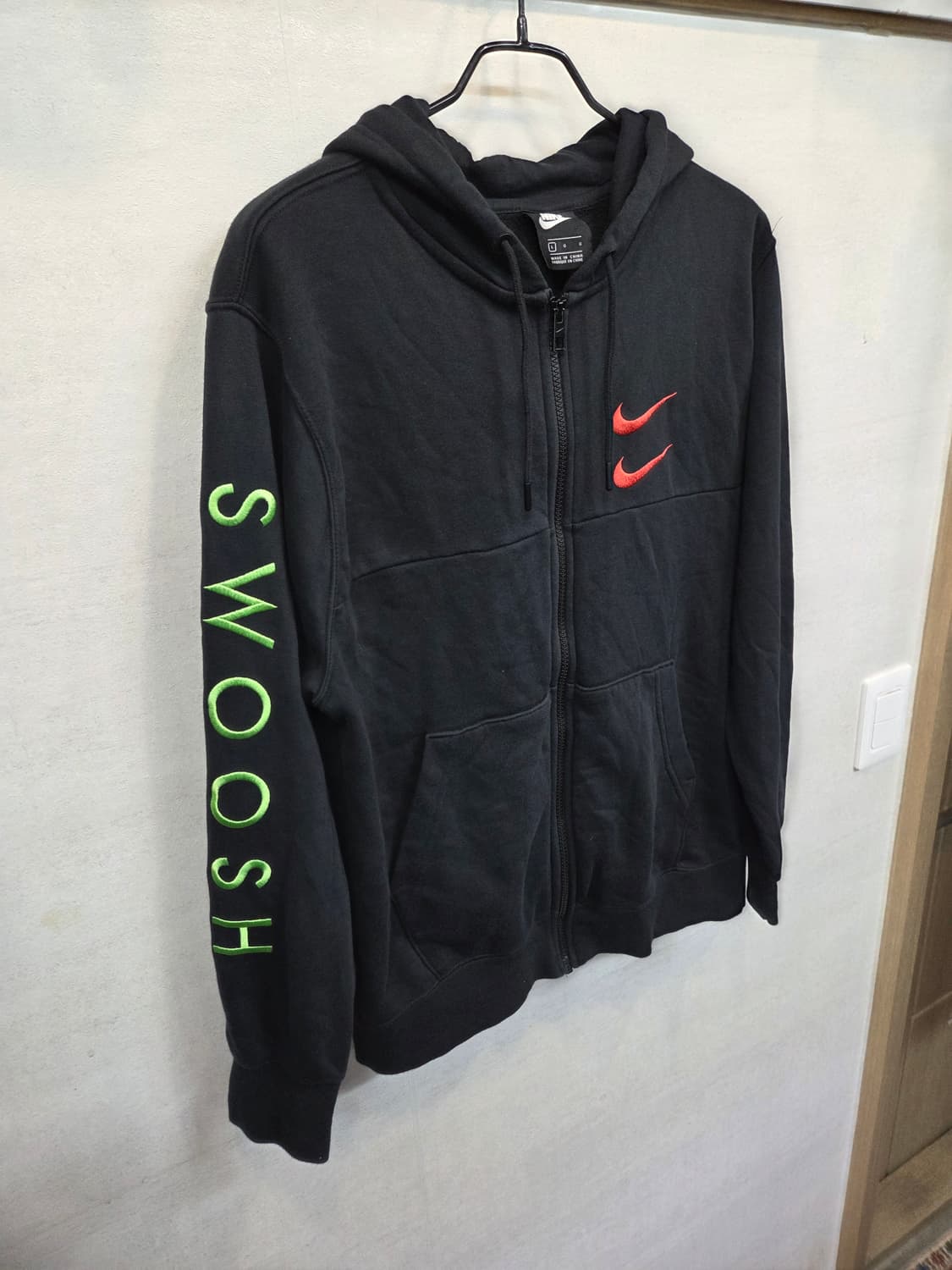 나이키 더블스우시 기모 후드집업 L 상품이미지6
