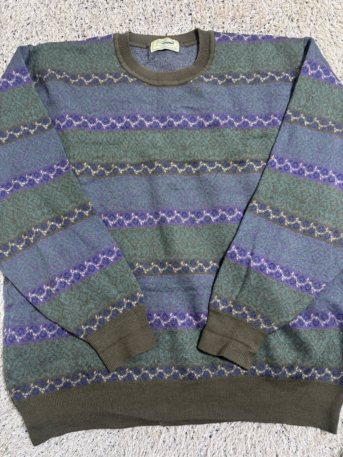 일제 크로커다일 울 니트 사이즈 105-110 상품이미지1