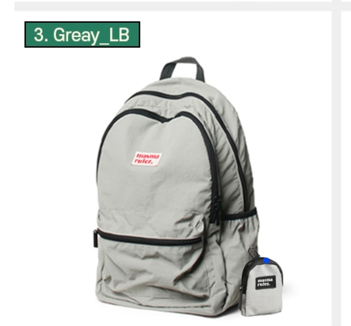 마스마룰즈 책가방 백팩 노트북 가방 학생가방 그레이 새거 상품이미지5