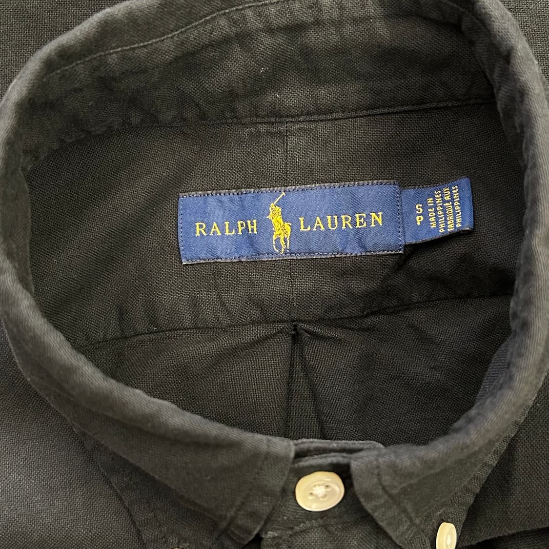 S 폴로랄프로렌 블랙 코튼 셔츠 상품이미지4