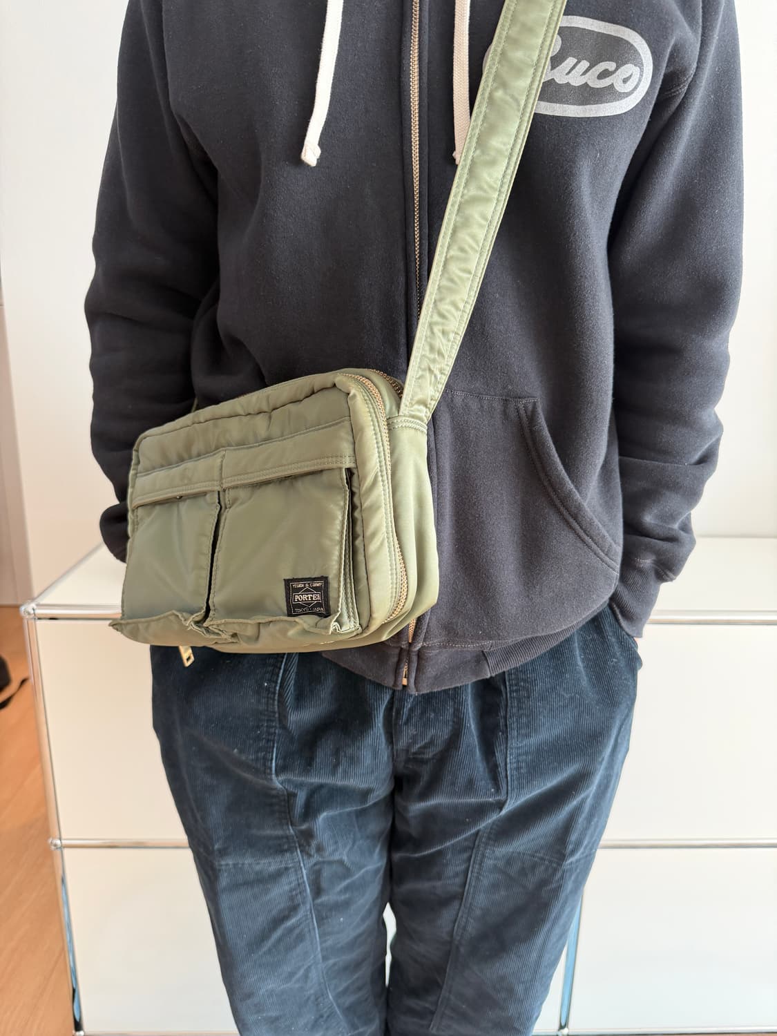 포터 탱커 숄더백 s 세이지그린 상품이미지10