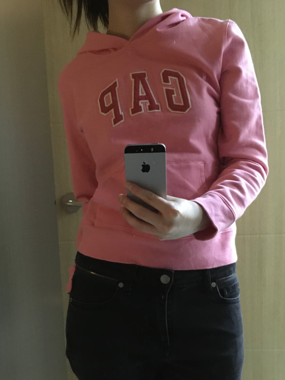 Gap baby pink hoodie 상품이미지6