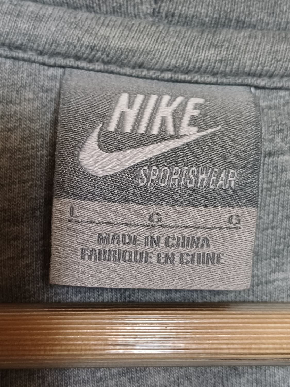 10s 올드나이키 정품빈티지/그레이 후드집업 (여성 L 90표기)남자95 상품이미지8