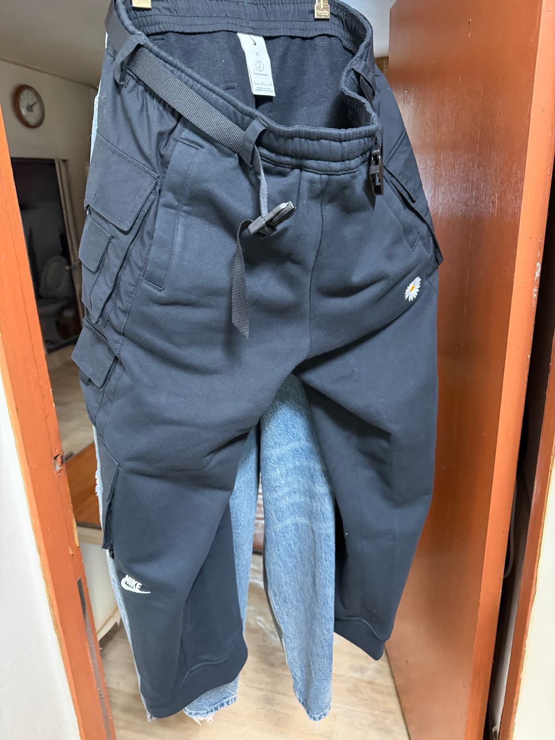 나이키 x 피스마이너스원  와이드 팬츠 블랙 (DR0096-010) 상품이미지2