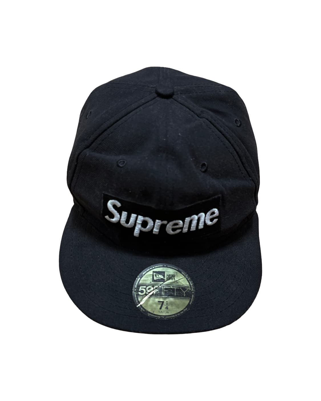 슈프림 뉴에라 블랙 박스로고 캡 상품이미지1