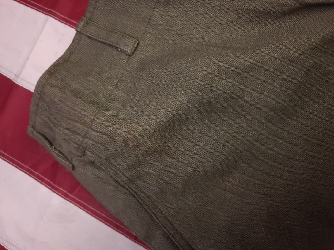 새제품 70's 국군용 HBT 전투복 바지 상품이미지8