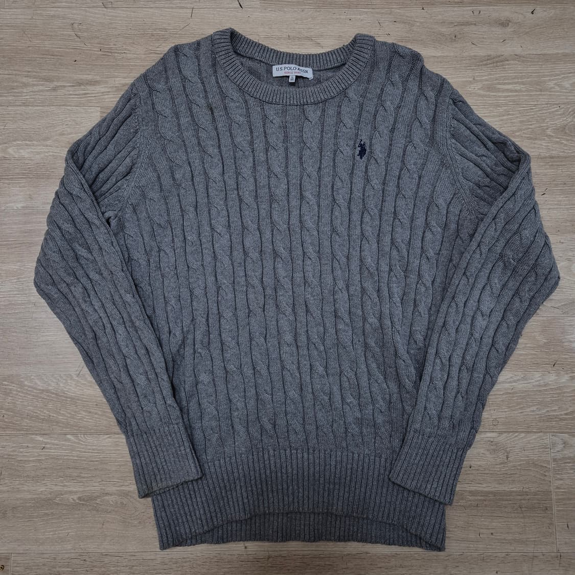 US 폴로 아센 케이블 라운드니트 XL(105) 상품이미지1