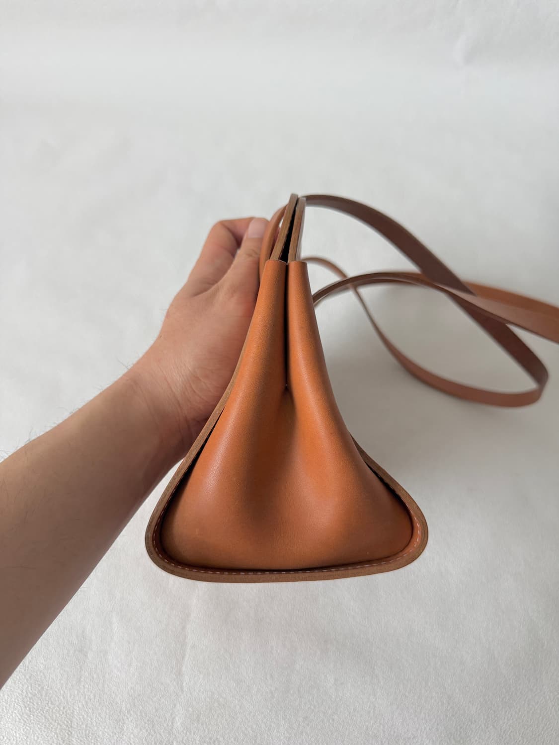 HANDMADE 베지터블 레더 숄더백 상품이미지5
