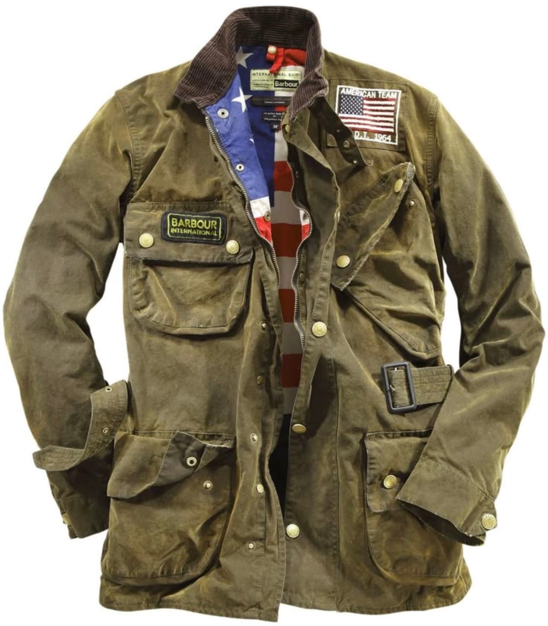 바버 인터네셔널 렉스턴 스티브맥퀸 올리브 팝니다 상품이미지3