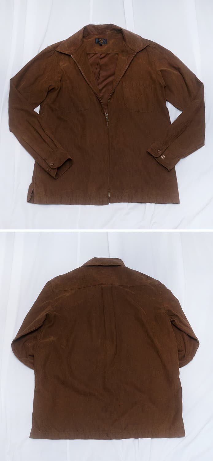 MCM 오리지널 벨벳 스웨이드 집업 셔츠 자켓 (95-100) 상품이미지2