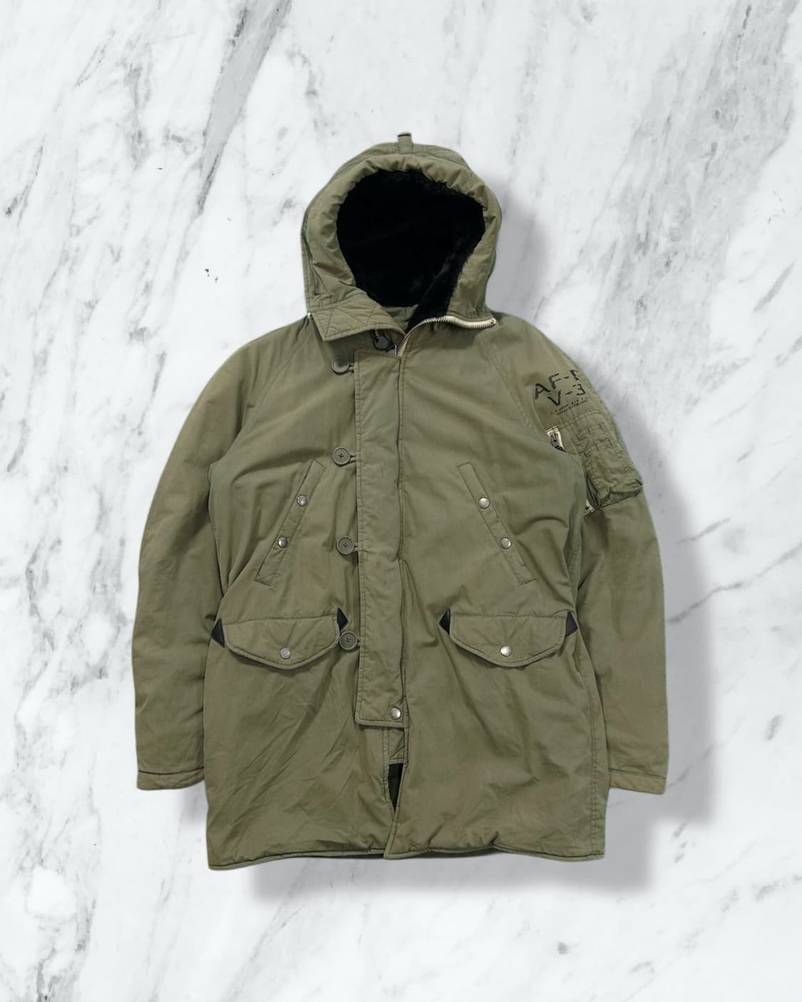 XTONZ 엑스톤즈 테스트 파일럿 헤비 파카 야상  상품이미지1