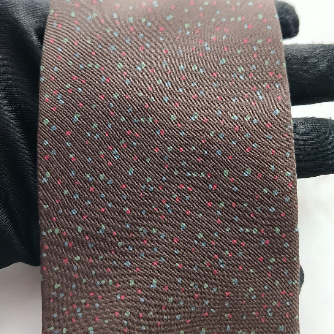 발렌시아가 실크 도트 로고 넥타이 8cm A+등급 A18058
 상품이미지7