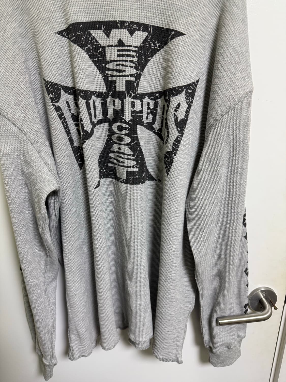 00s 웨스트 코스트 차퍼스 써멀 니트 그레이 L 상품이미지1