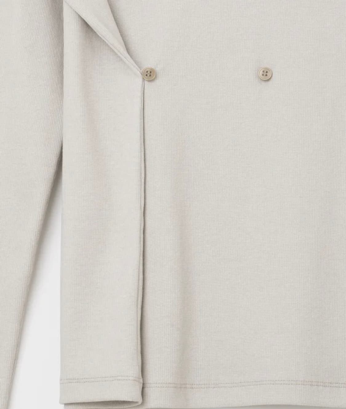 밀로 우먼 버튼 믹스 티셔츠 상품이미지3