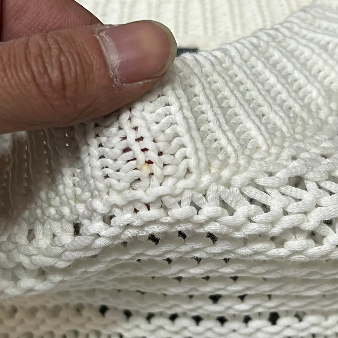  캘빈클라인 데드스탁 그물 하프 니트 y15789 상품이미지4