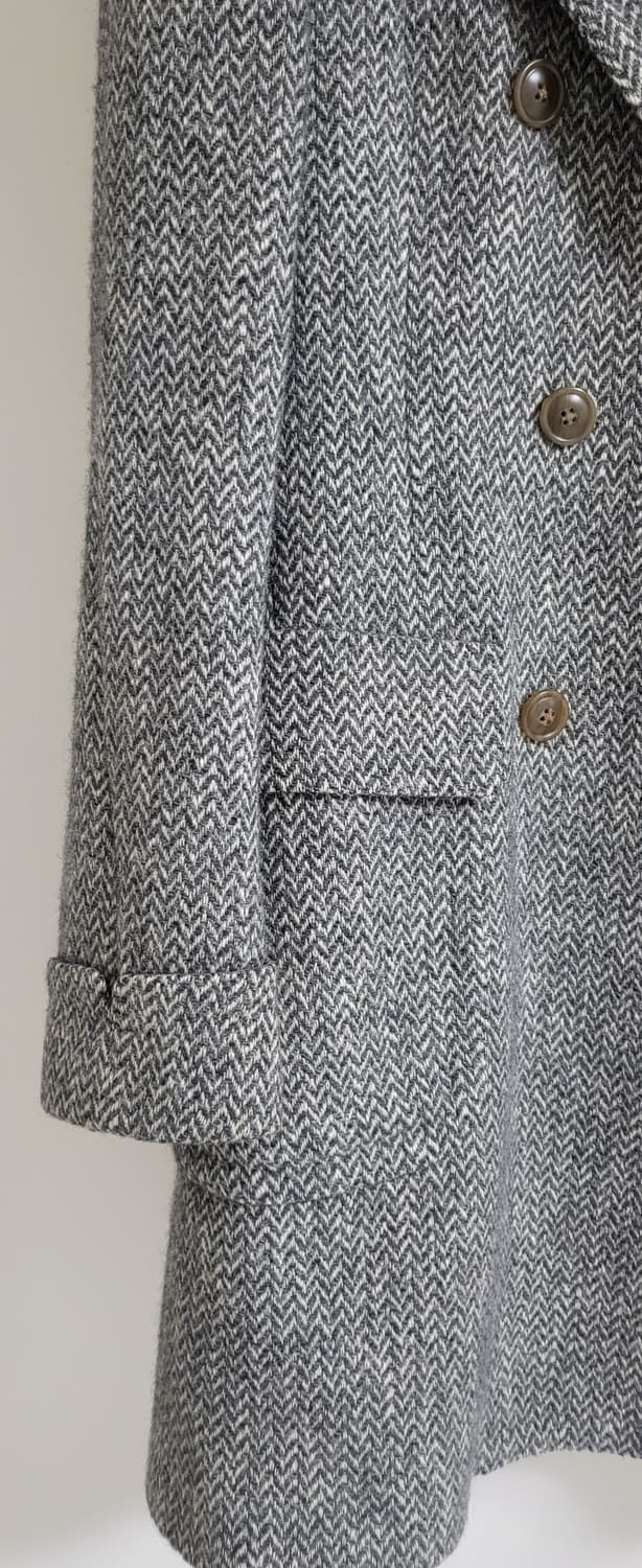 Lardini 헤링본 폴로 코트 상품이미지3