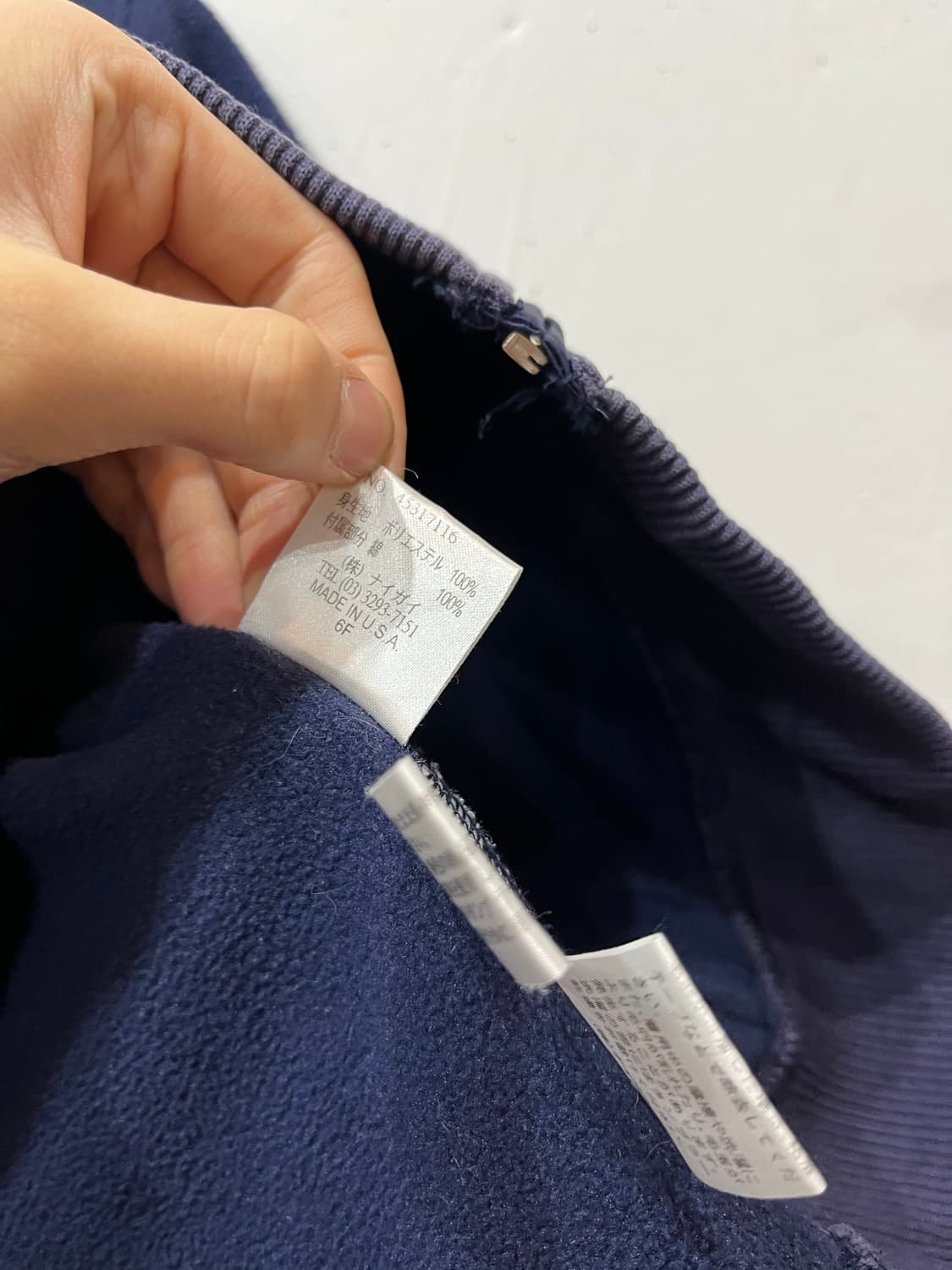 폴로랄프로렌 플리스 자켓 네이비 우먼즈 MADE IN USA  상품이미지7