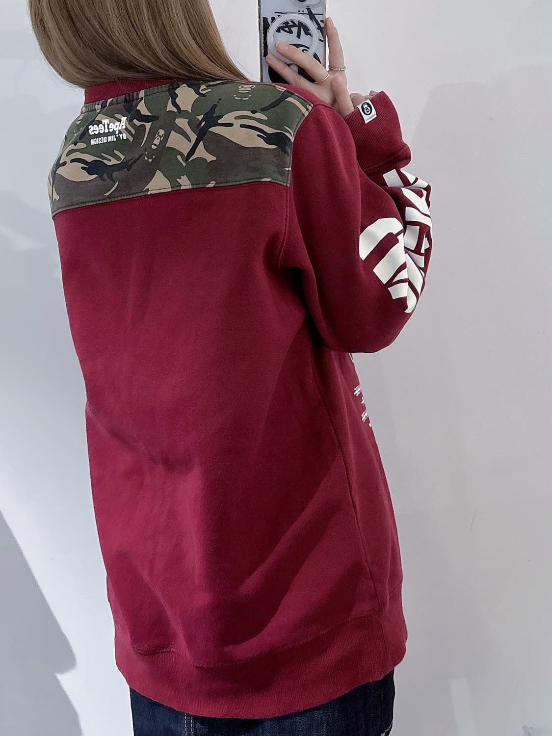 에이프 맨투맨 상품이미지3