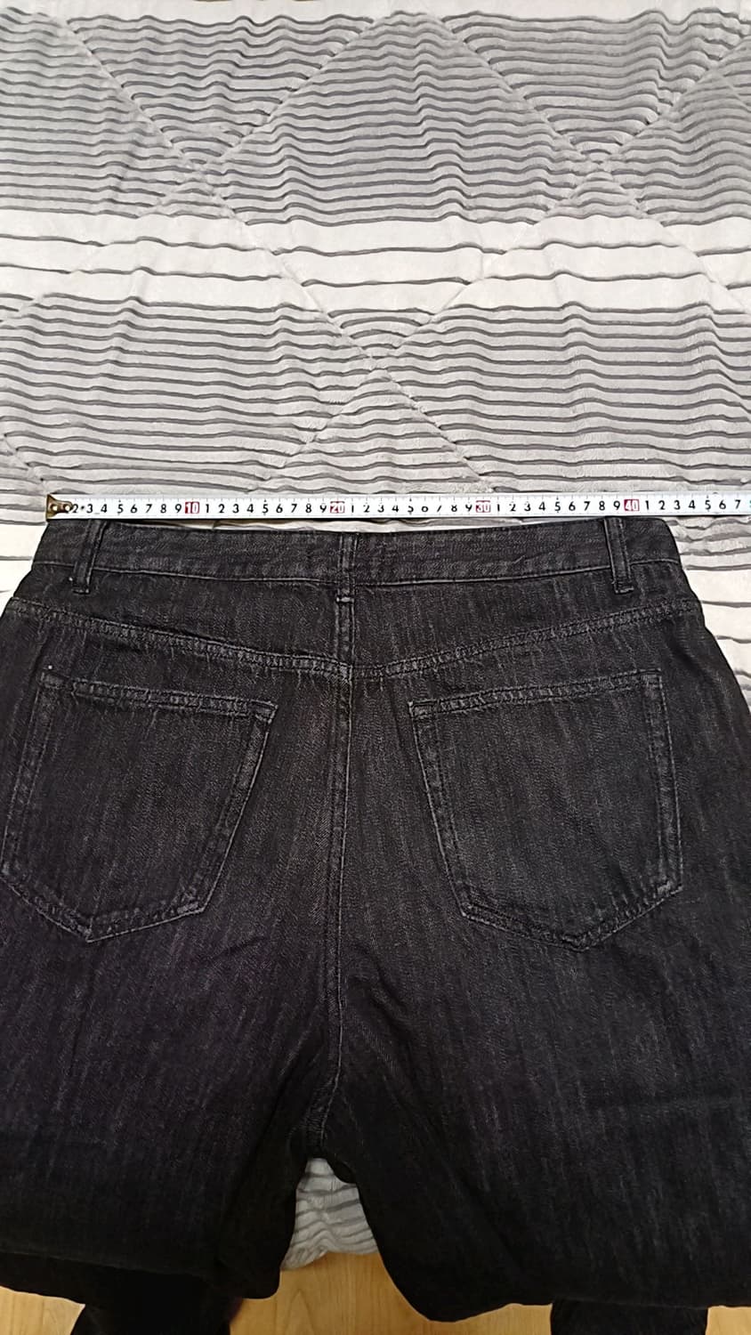 무신사 와이드 얇은데님팬츠 33인치 기장105 상품이미지5