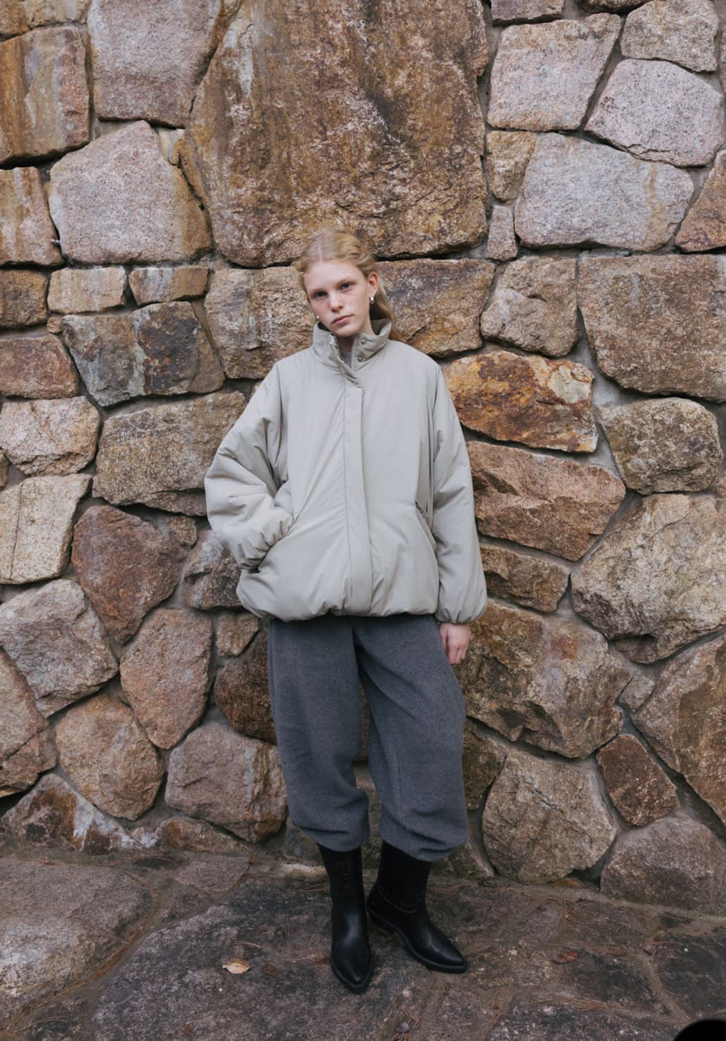 Monoha Fleece padded 모노하 패딩  상품이미지1