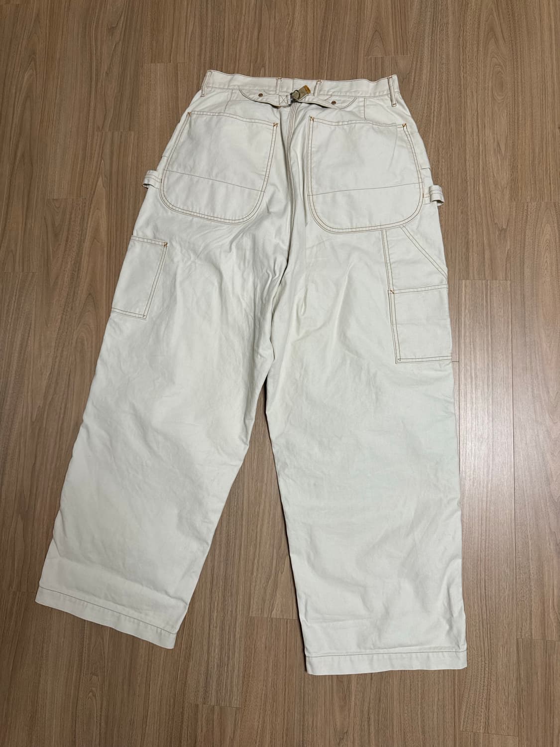 캐피탈 캔버스 지퍼 와이드 럼버팬츠4사이즈 상품이미지8